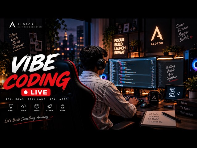 🔴 LIVE — Vibe Coding with ALDTOR | Let's Build Something Awesome 🚀