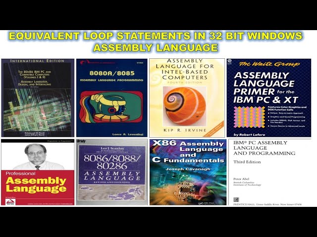 Equivalent Loop Statements In 32 Bit Windows Assembly Language