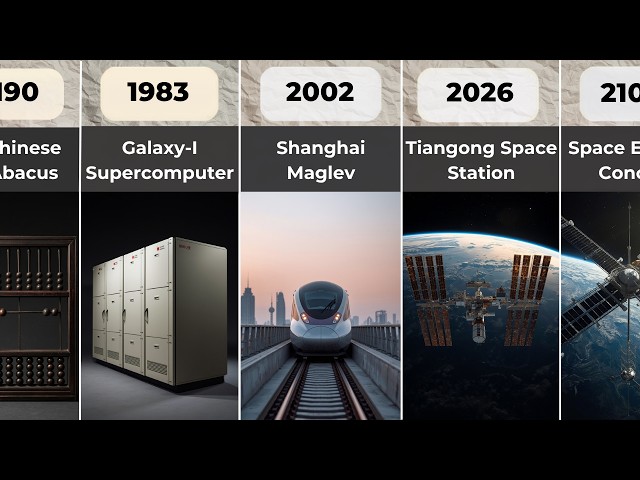 Chinese Technology Timeline: Abacus to Space Station
