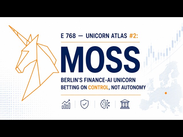 E 768 — Unicorn Atlas #2: Moss — Berlin's Finance-AI Unicorn Betting on Control, Not Autonomy