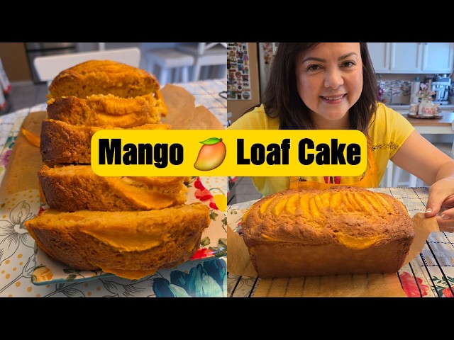 MANGO LOAF CAKE: Tropical Flavor in Every Bite!