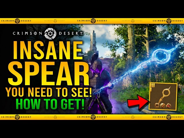 Crimson Desert - How To Get CIRCLING MOON Spear - Crimson Desert Weapon Guide