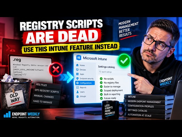 Registry Scripts Are Dead: Use This Intune Feature Instead