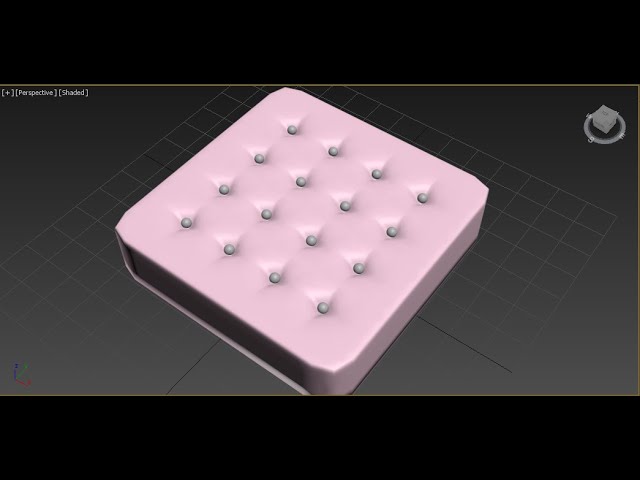 cushion modeling in 3ds Max