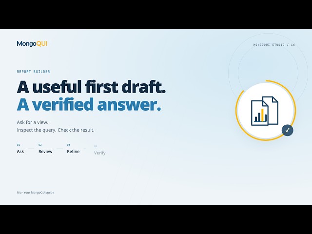 Use AI Suggestions to Build a Better MongoDB Report | MongoQUI