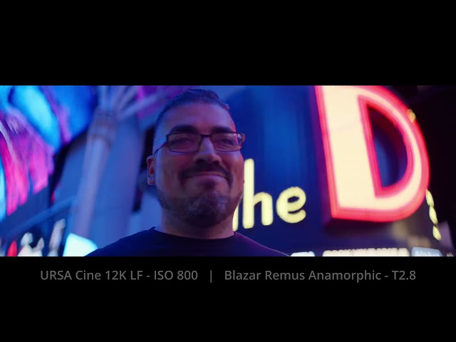 URSA Cine 12K Low Light Night Footage Blazar Remus - Las Vegas - NAB 2025