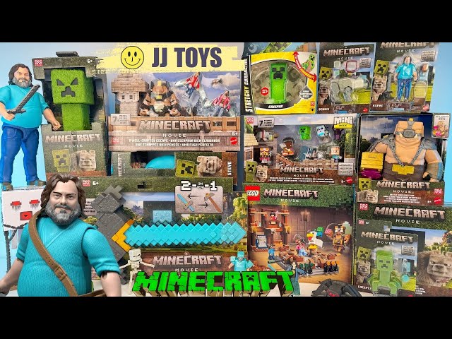 MINECRAFT Movie Toys Unboxing Review -  Bought ALL Of It Part 2