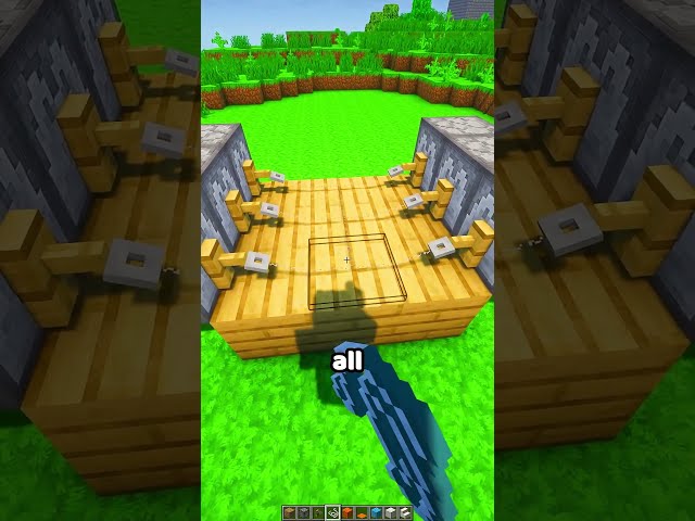 how to make a super bouncy trampoline #minecraft @ItsKingBlake