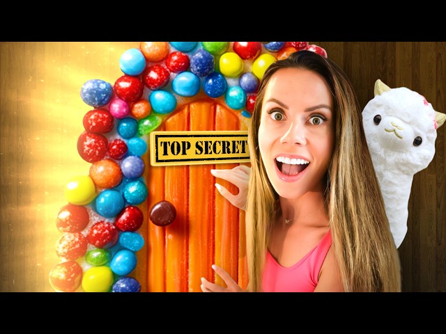 I BUILT A SECRET CANDY ROOM TO HIDE FROM MY CRAZY LLAMA !