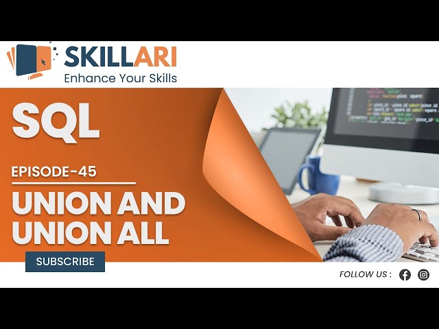 #45 Union And Union All | Set Operators | SQL tutorial Union and Union All SQL | Programming Classes