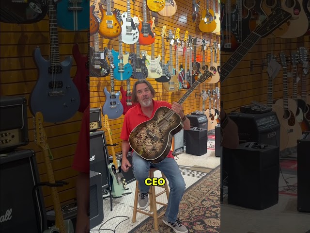 This guitar is INSANE... #guitar #shorts