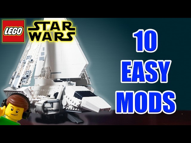 I made 10 EASY Mods to Upgrade the Imperial Shuttle (75459) | Lego Star Wars 2026