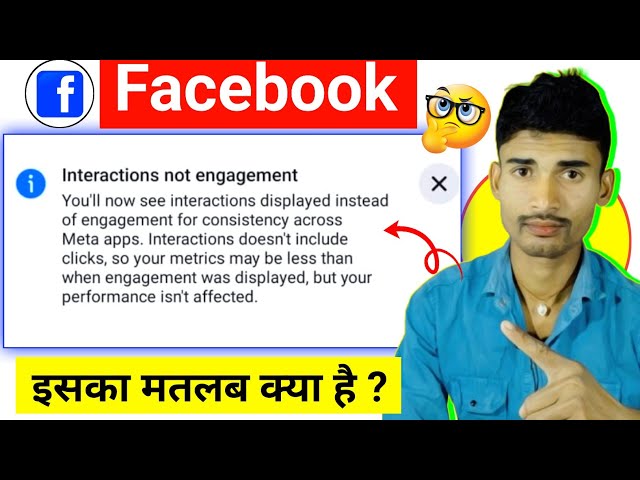 Facebook Interactions not engagement You'll now see interactions displayed instead of engagement 