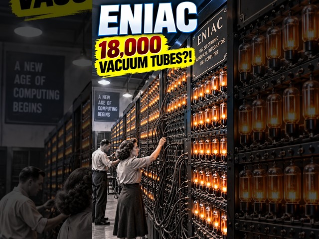This Computer Had 18,000 Vacuum Tubes?!