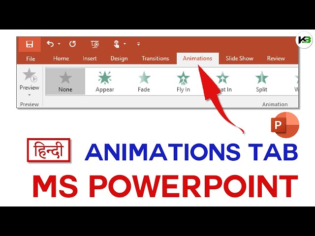 Animation Tab in Powerpoint | KB Tech India