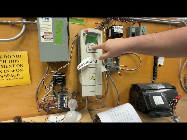 20260507 ET221 Motor and drive Programming VFD AC setup