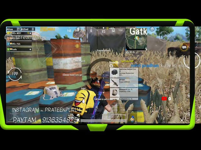 Aaj toh sirf chicken hi lena h || PUBG MOBILE LIVE STREAM || FULL BOOM BAAM ||
