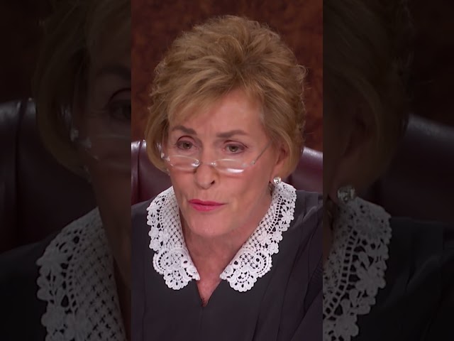 Let Judge Judy have a little fun. #judgejudy #shorts