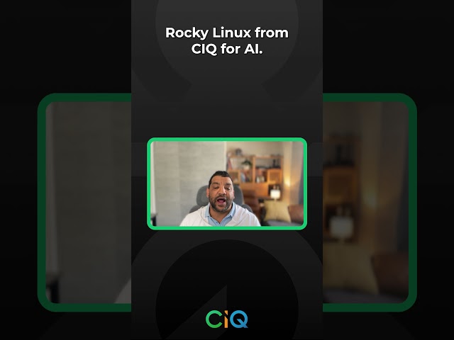 Rocky Linux From CIQ for AI is being built #AI #RockyLinux #Linux