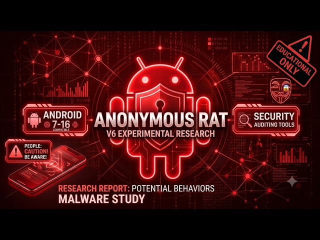 Anonymous Android RAT V6 Advance 2026 🔥 Full Working + Features | Undetectable Android Hack