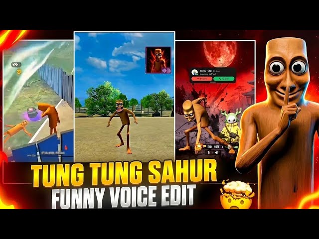 FREE FIRE NEW TUNG TUNG VOICE PACK UNLOCKED! 🔊🔥 | New Voice Pack Free Fire