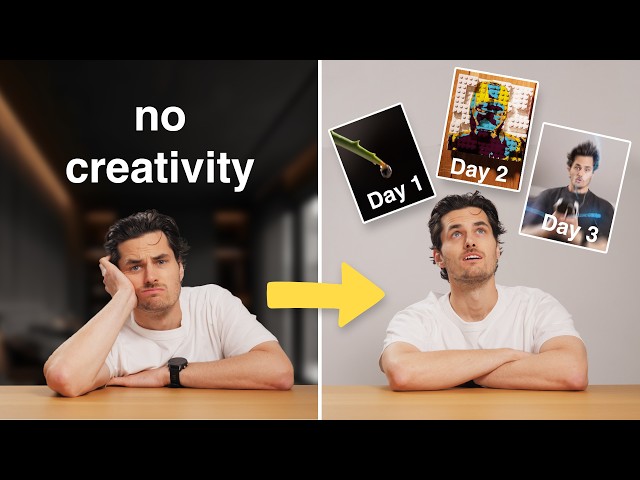 I tried 3 impossible creative skills (in 3 days)