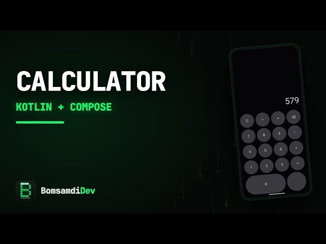 ASMR Coding — Building a Calculator in Kotlin & Jetpack Compose (no talking)