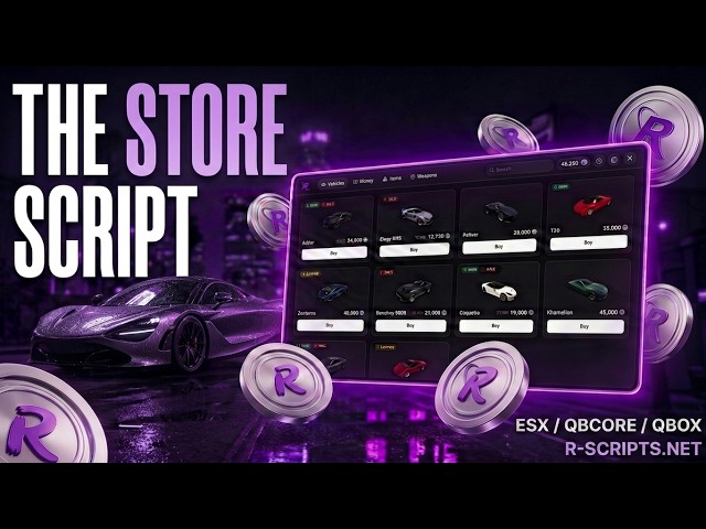 R_Store | The FiveM Store Script