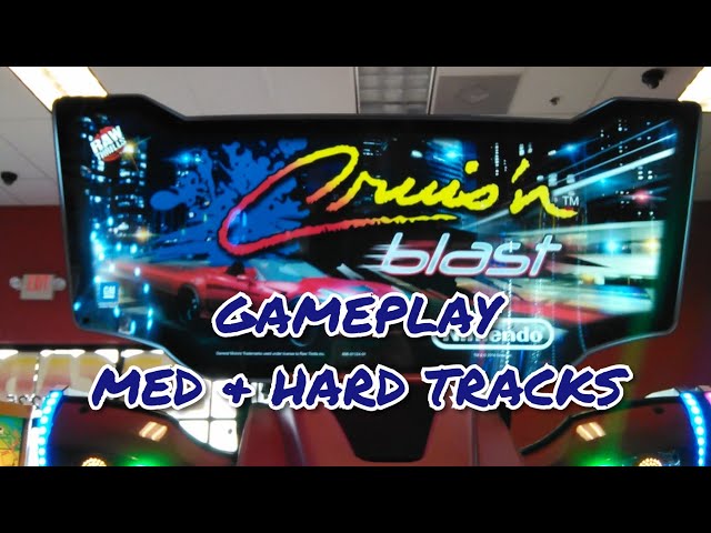 Nintendo Cruis'n Blast Arcade Gameplay (Medium and Hard Tracks)