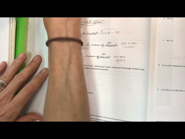 Eureka math grade 5 module 2 lesson 1 homework