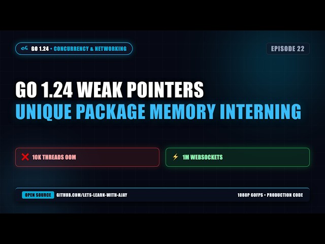 Go 1.24 Weak Pointers: unique Package Memory Interning