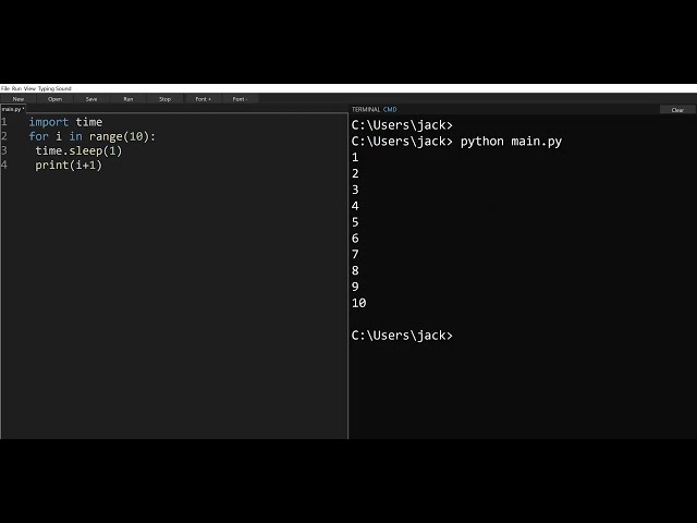 Python Timer - Chronometer and Countdown with import time, sleep - Coding Tutorial for Beginners