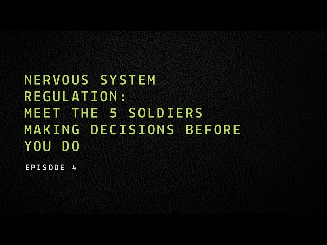 Nervous System Regulation: Meet the 5 Soldiers Making Decisions Before You Do