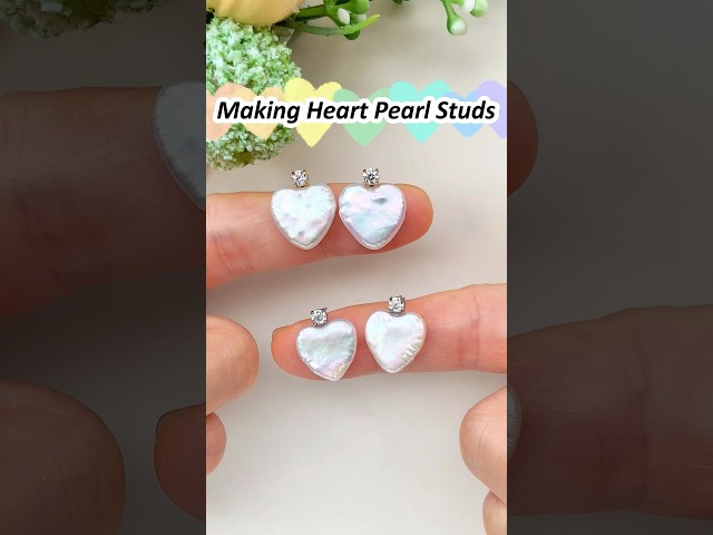 Natural Heart-Shaped Pearls 💕Human help meets nature's magic