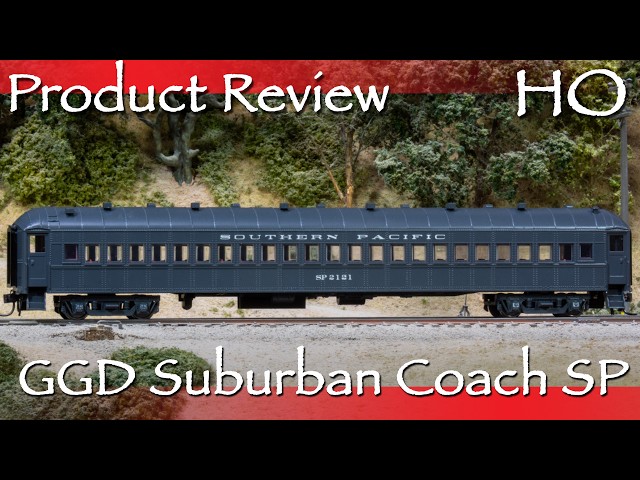 SP Sub! - Unboxing and Product Review of Golden Gate Depot's HO Scale 72' Suburban Commute Coach!