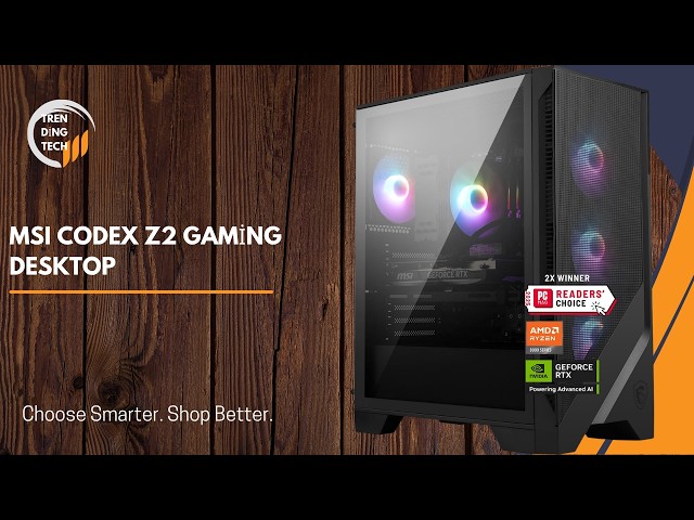 8 Cores and 16 Threads Explained — MSI Codex Z2  2TB SSD Gaming Desktop — Review