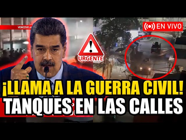 🔴MADURO LLAMÓ A LA GUERRA CIVIL MANDÓ TANQUES A LAS CALLES Y RODEO EMBAJADA ARGENTINA | BREAK POINT