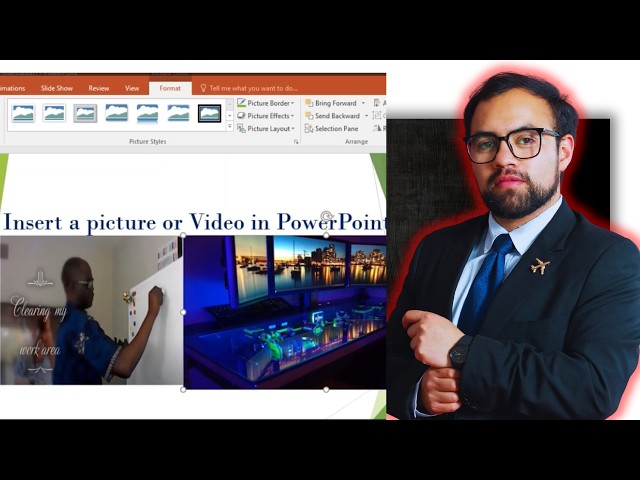 How to Add Pictures & Videos in PowerPoint 💻✨ Step by Step