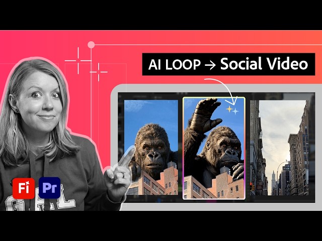 Boost Watch Time with Seamless Looping Videos for Social with Kelsey Brannan | Adobe Firefly