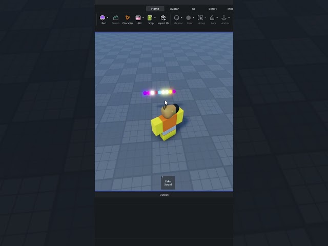 How to Make CHRISTMAS LIGHTS in ROBLOX STUDIO!  #roblox #scripting #robloxstudio #shorts #shortvideo