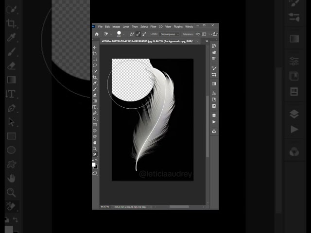 🤪 how to remove feather background in Photoshop