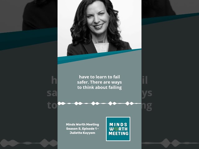 "Assume the Boom" | Juliette Kayyem on the Minds Worth Meeting #podcast