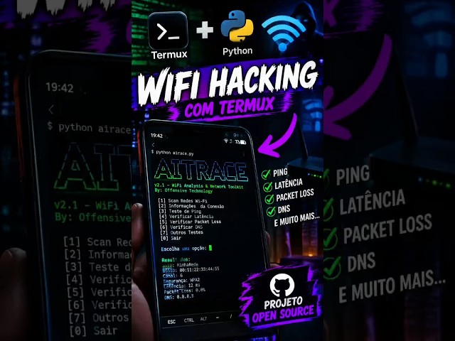WiFi Hacking with Termux on Android! 😱🔥 #shorts #termux