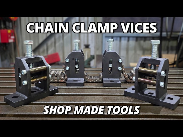 Making HEAVY DUTY Chain Clamp Vices for the Zayer Mill | Shop Made Tools