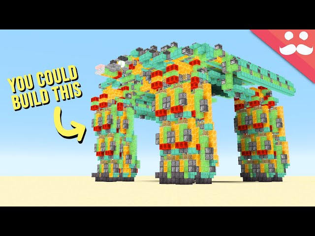 Giant Minecraft machines are embarrassingly simple