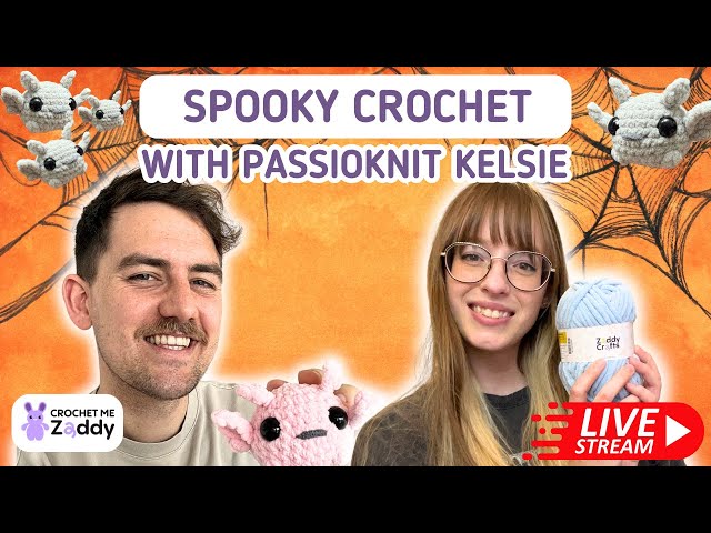 Crochet Live with @Passioknit Kelsie | We're making frikin bats