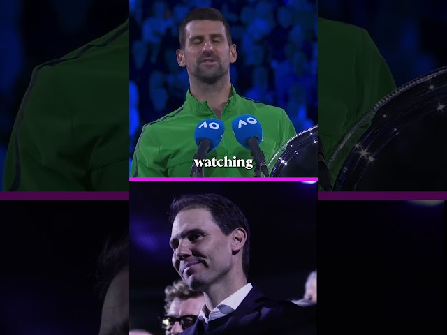 Novak Djokovic shares a message for Rafael Nadal ❤️🎾