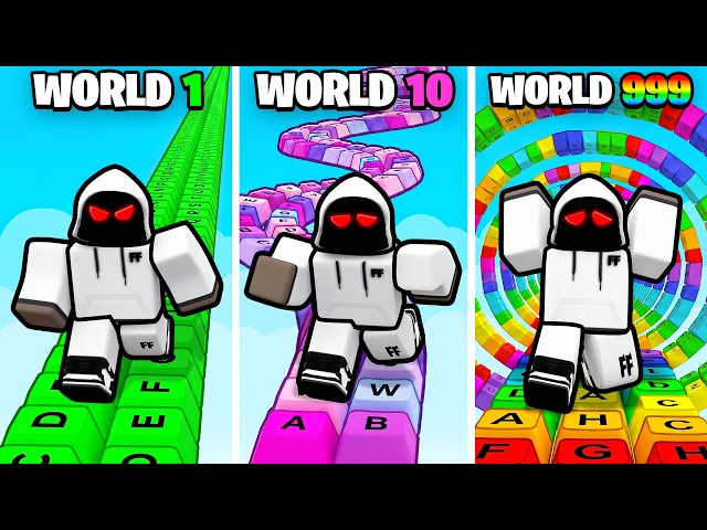 Completing EVERY WORLD In Roblox Keyboard Escape!