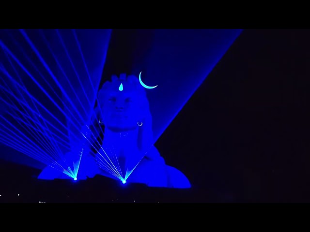 Hara Hara Mahadev #lordshiva #ishafoundation #lasershow #mahadev 