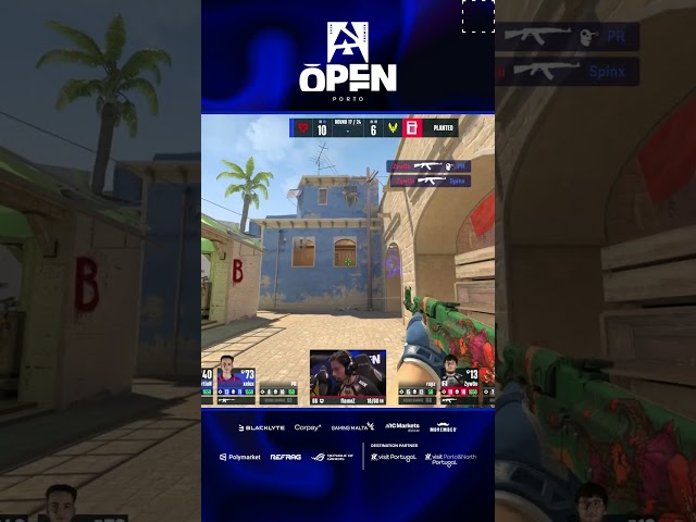ZywOo Deletes Four Players In A Crazy 1v3 #blast #Open #cs #cs2 #csgo #cluth